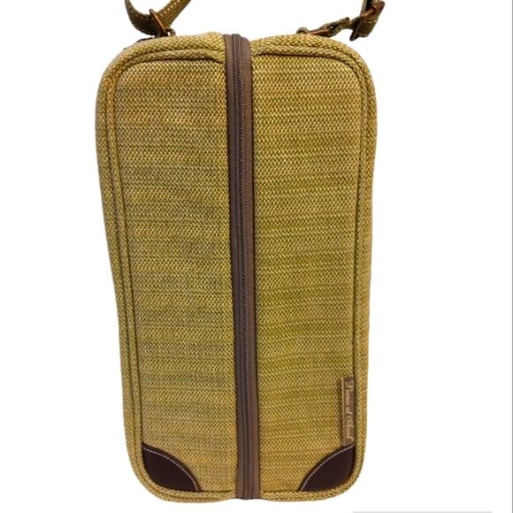 Picnic at Ascot Wine TOTE Bag w SHOULDER STRAP Outdoor cheese crackers Carrier - Picture 3 of 12